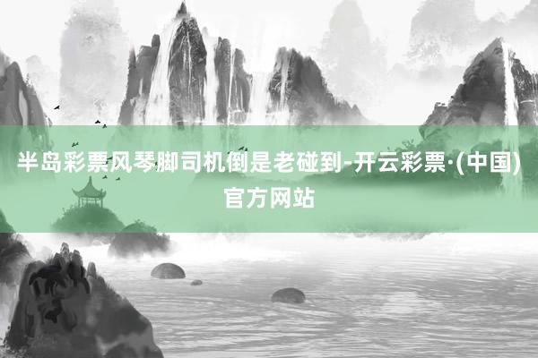 半岛彩票风琴脚司机倒是老碰到-开云彩票·(中国)官方网站