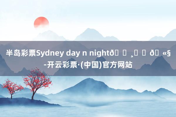 半岛彩票Sydney day n night🎸☀️🫧-开云彩票·(中国)官方网站